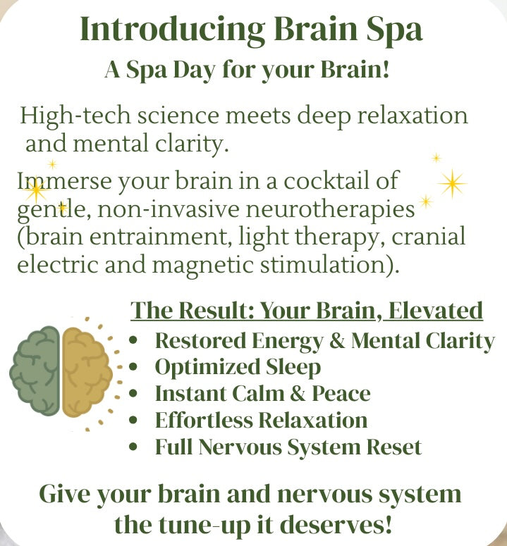 Brain Spa Holiday Gift Package 3 - 1 hour spa sessions
