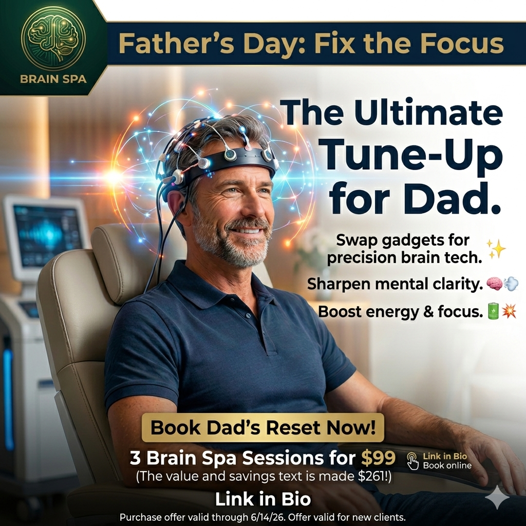 Father’s Day: Fix the Focus - 3 Brain Spa Sessions for $99