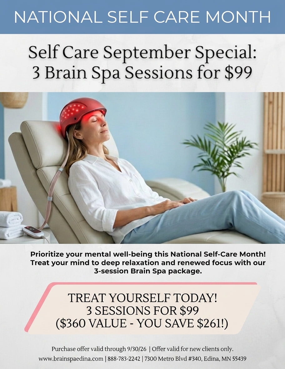 Self-Care September | 3 Brain Spa Sessions for $99